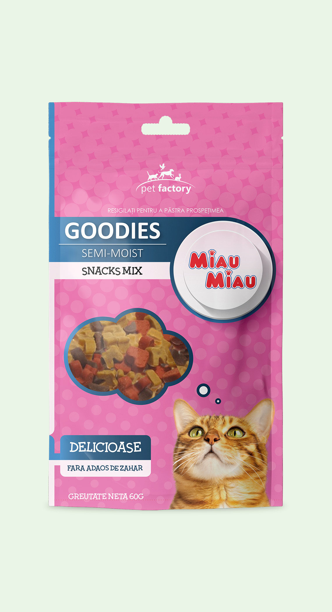 Recompense Pisici MIAU MIAU Snacks Mix 60g